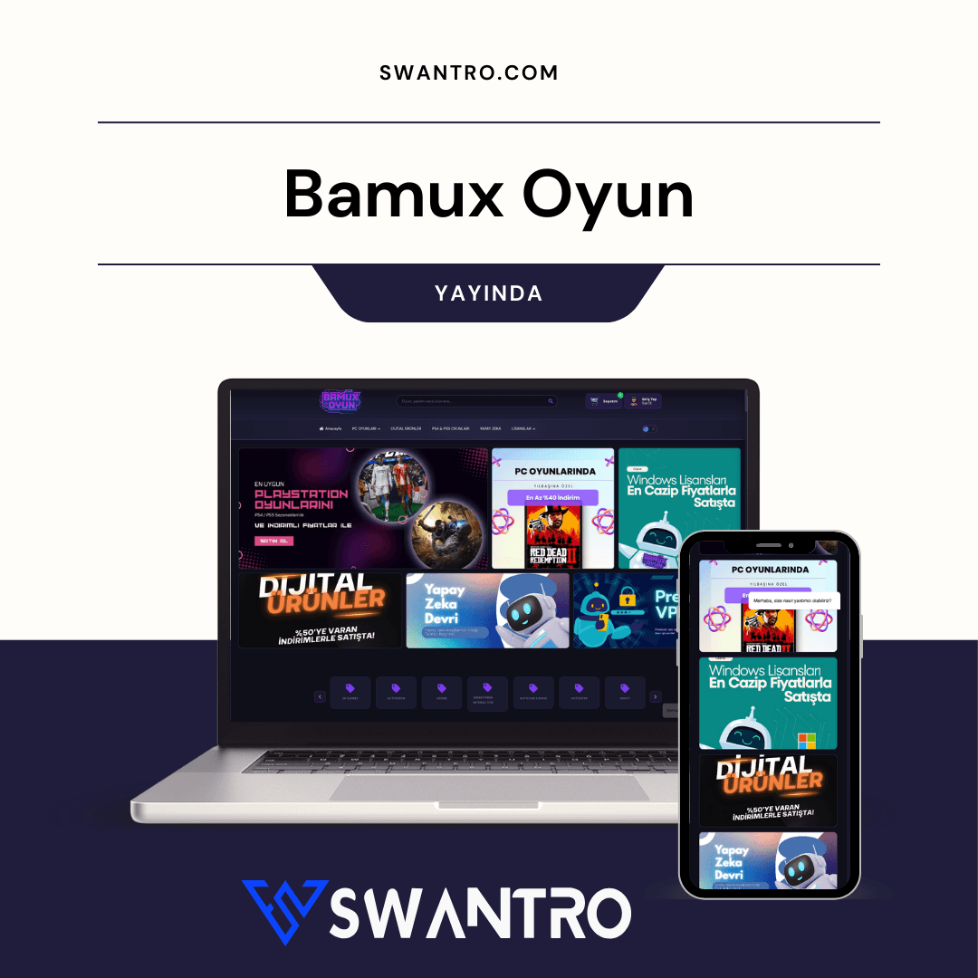 Bamux Oyun E-Ticaret Platformu
