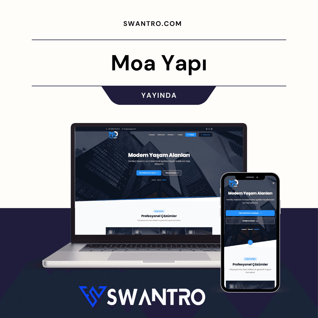 MAO Yapı Kurumsal Web Sitesi